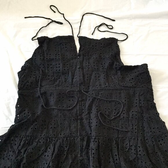 J. Crew Black Eyelet Dress - Picture 3 of 9